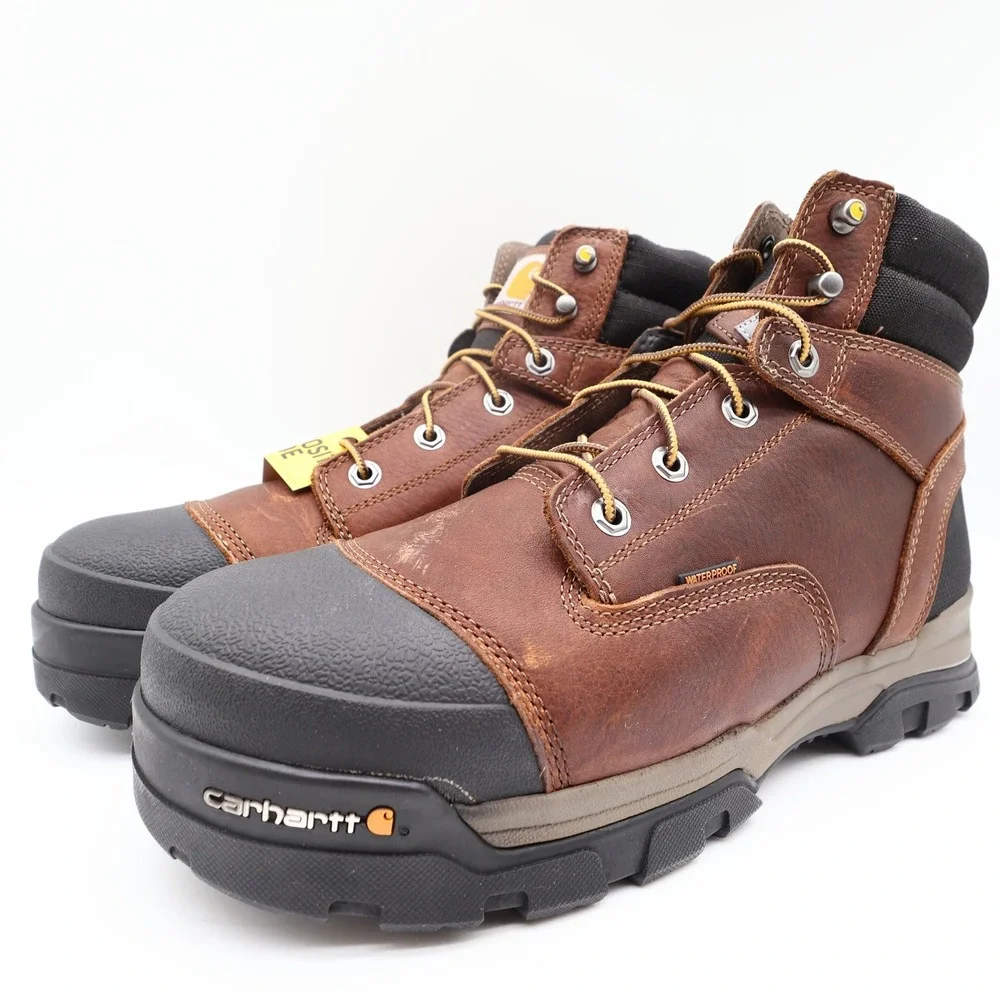 Carhartt Work Boots Mens 10.5 M Ground Force Waterproof Composite Toe CME6355